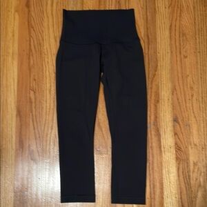 Black lululemon Wunder Under SmoothCover High-Rise Tight